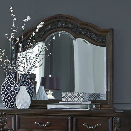 Messina Estates - Mirror - Dark Brown - Hornell Furniture Outlet