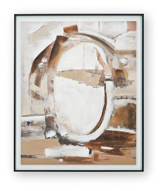 Bradlow - Wall Art - Brown / White / Black - Hornell Furniture Outlet