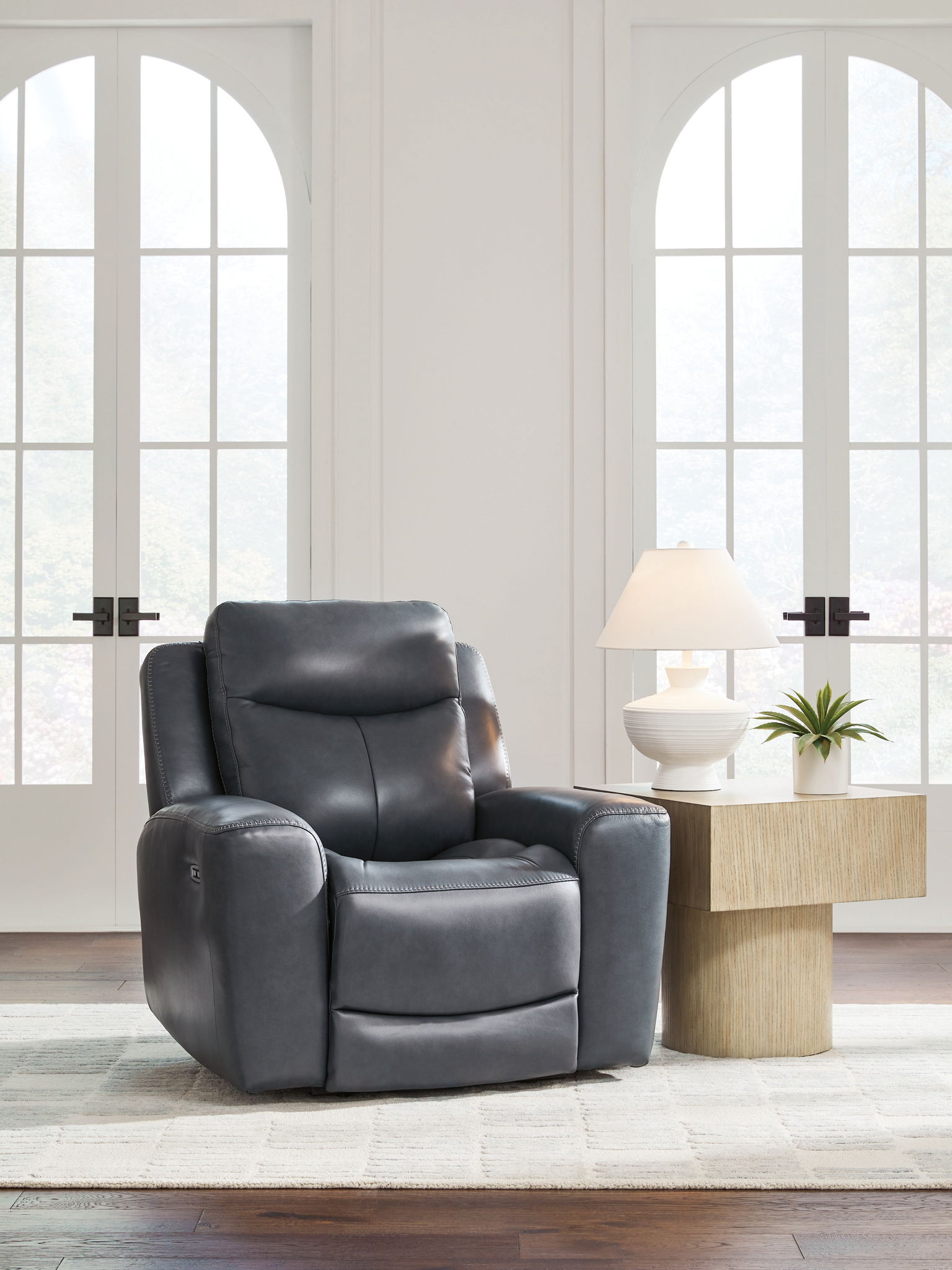 Next Move - Power Recliner With Adjustable Headrest - Hornell Furniture Outlet