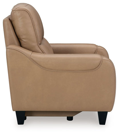 Mosswell - Power Recliner With Adj Headrest - Toffee - Hornell Furniture Outlet