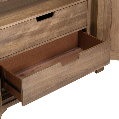 Haven Hills - Armoire - Camel Beige - Hornell Furniture Outlet
