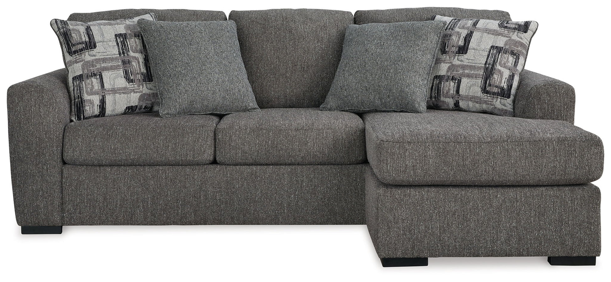 Gardiner - Pewter - Sofa Chaise - Hornell Furniture Outlet