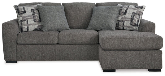 Gardiner - Pewter - Sofa Chaise - Hornell Furniture Outlet