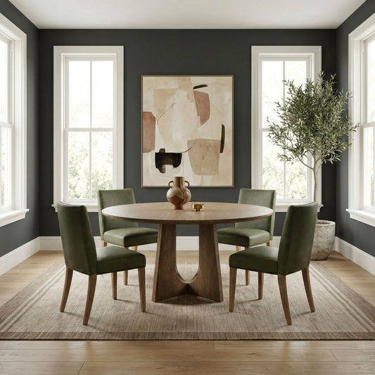 Hendrix Place - Pedestal Table Set - Hornell Furniture Outlet