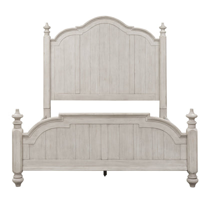 Farmhouse Reimagined - Poster Bed, Dresser & Mirror - Hornell Furniture Outlet