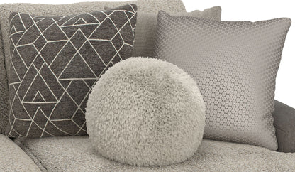 Canyon - 4 Piece Sectional With Cuddler Seat Cushions, Included Accent Pillows And Cocktail Ottoman (Right Side Facing Chaise) - Umber - Hornell Furniture Outlet