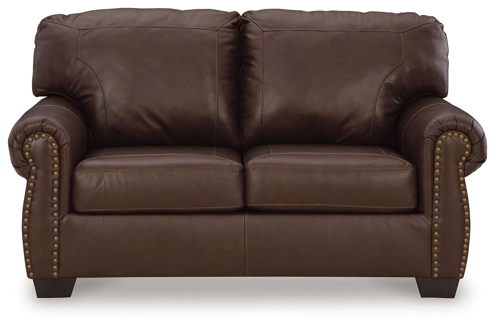 Colleton - Dark Brown - Loveseat - Hornell Furniture Outlet