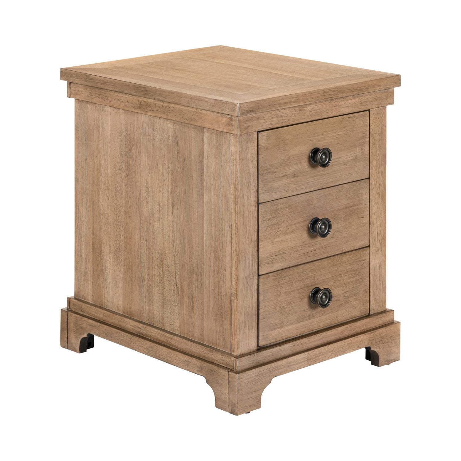 Haven Hills - Chairside Table - Camel Beige - Hornell Furniture Outlet
