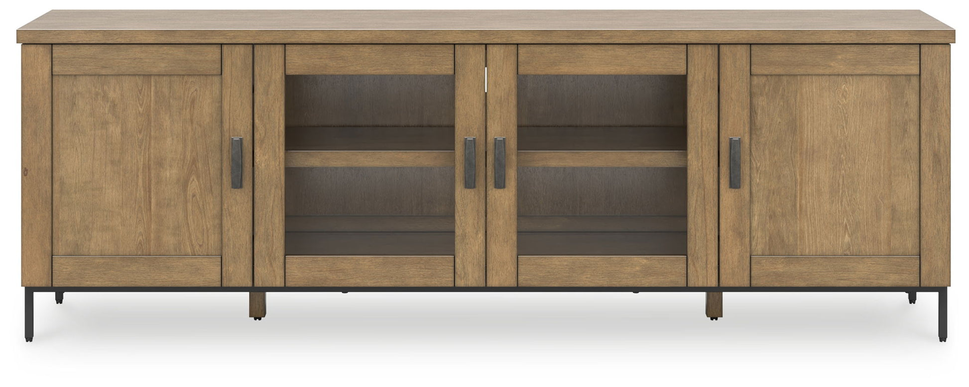 Torlanta - Brown - Extra Large TV Stand - Hornell Furniture Outlet
