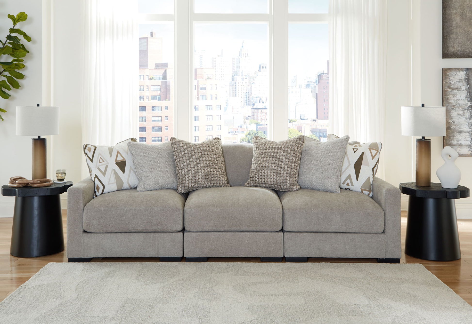 Aslan Court - Sectional - Hornell Furniture Outlet
