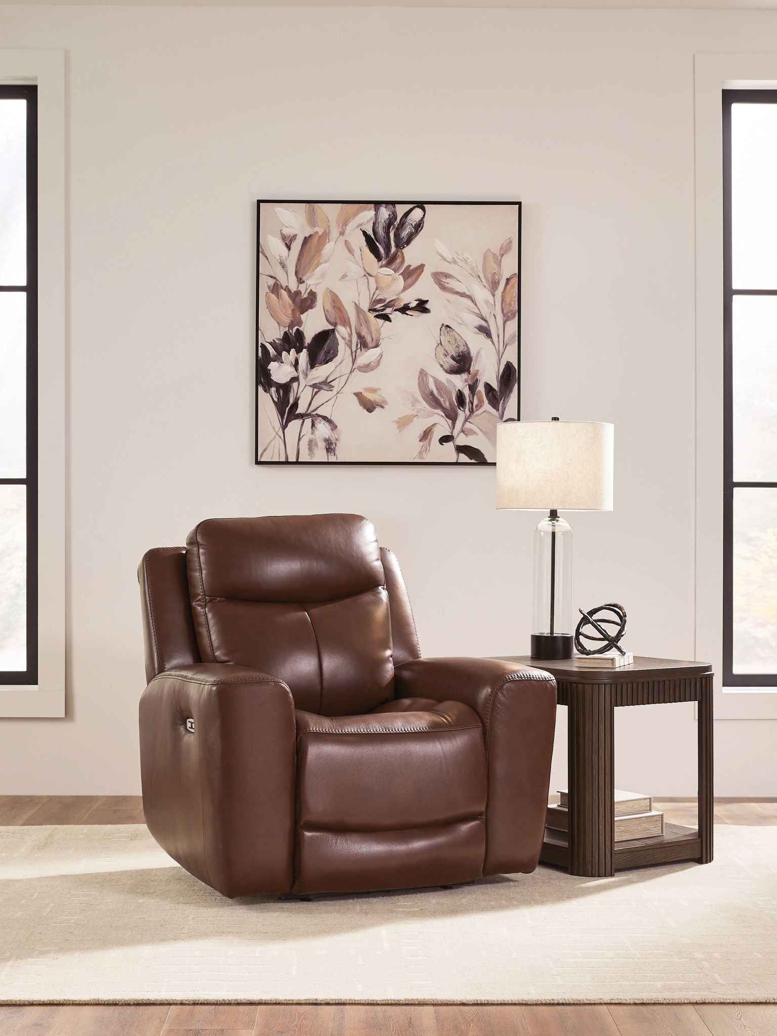 Next Move - Power Recliner With Adjustable Headrest - Hornell Furniture Outlet