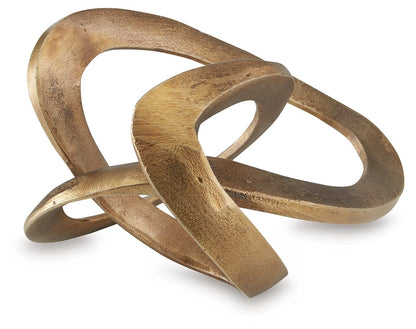 Dunnruck - Antique Brass Finish - Sculpture - Hornell Furniture Outlet
