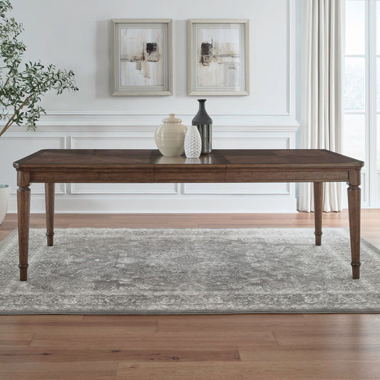 Harrison Heights - Rectangular Leg Table - Sienna - Hornell Furniture Outlet