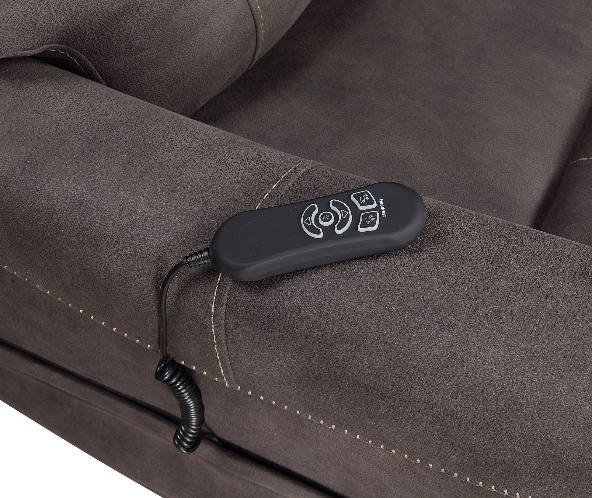 Brisbane - Power Lift Chair - Dark Gray - Hornell Furniture Outlet