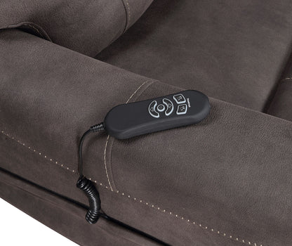 Brisbane - Power Lift Chair - Dark Gray - Hornell Furniture Outlet
