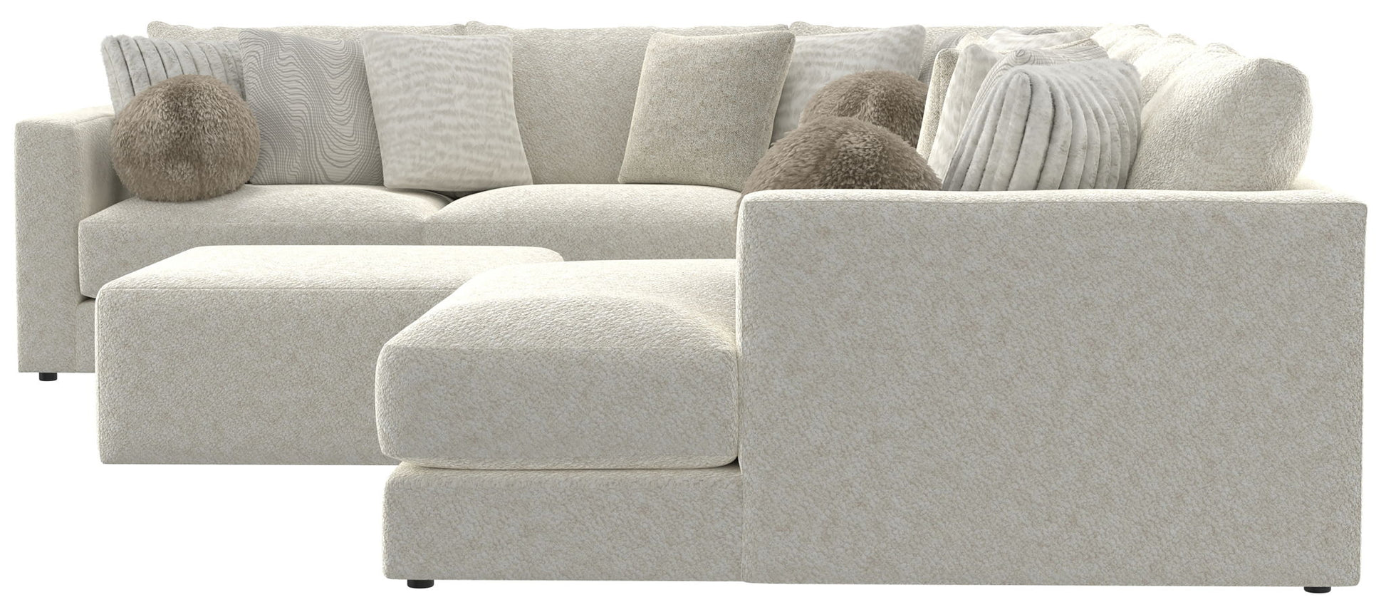 Ritzy - Modular Sofa And Included Cocktail Ottoman - Hornell Furniture Outlet