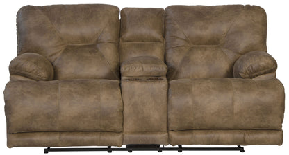 Voyager - Lay Flat Console Reclining Loveseat - Hornell Furniture Outlet