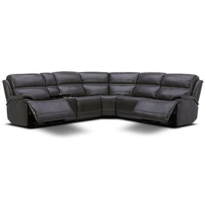 Bentley - 6 Piece Sectional - Graphite Gray - Hornell Furniture Outlet