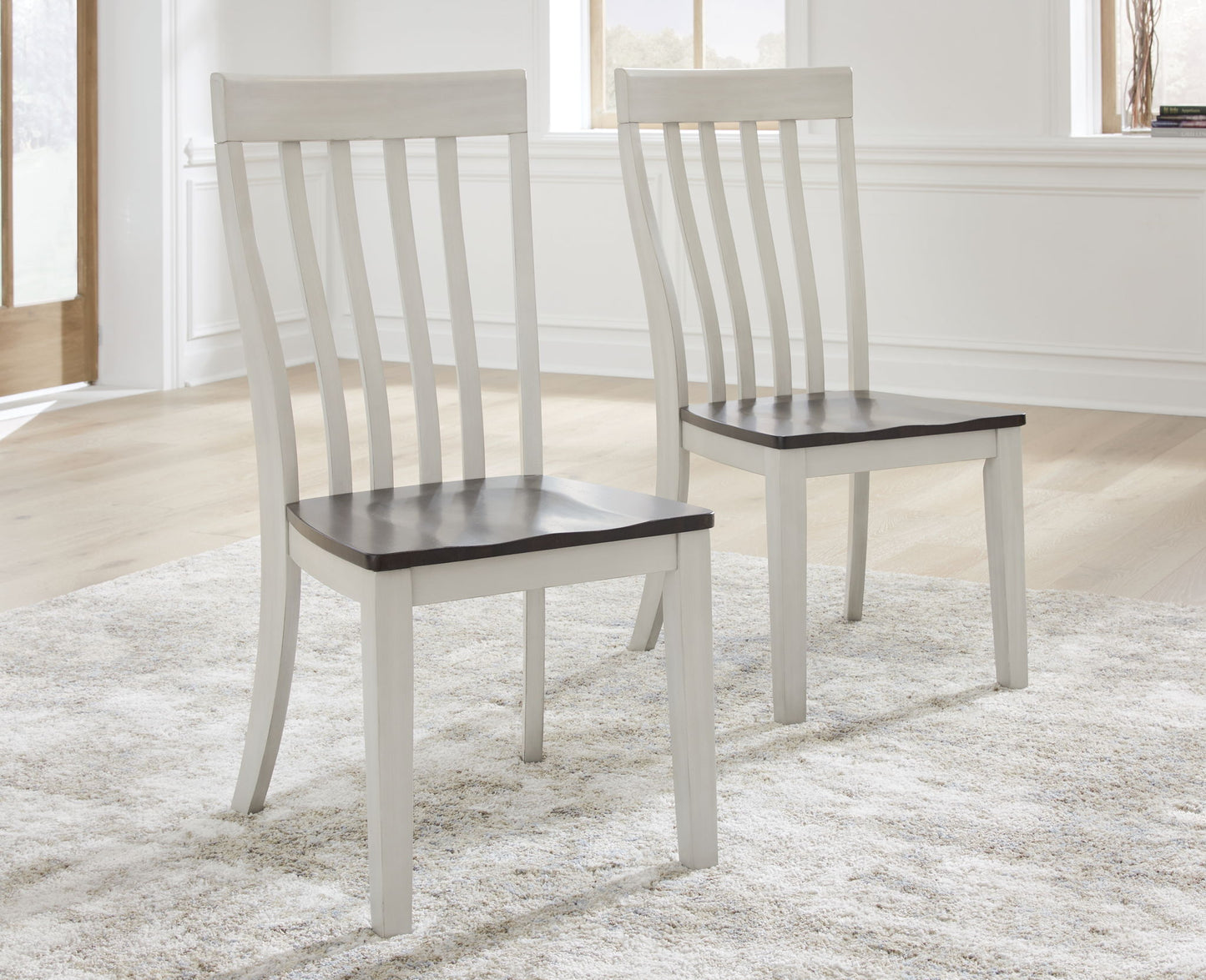 Darborn - Gray / Brown - Dining Room Side Chair (Set of 2) - Hornell Furniture Outlet