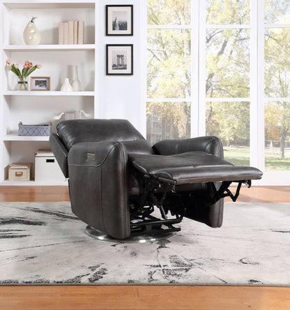 Athens - 360 Swivel Triple - Power Chair - Black - Hornell Furniture Outlet