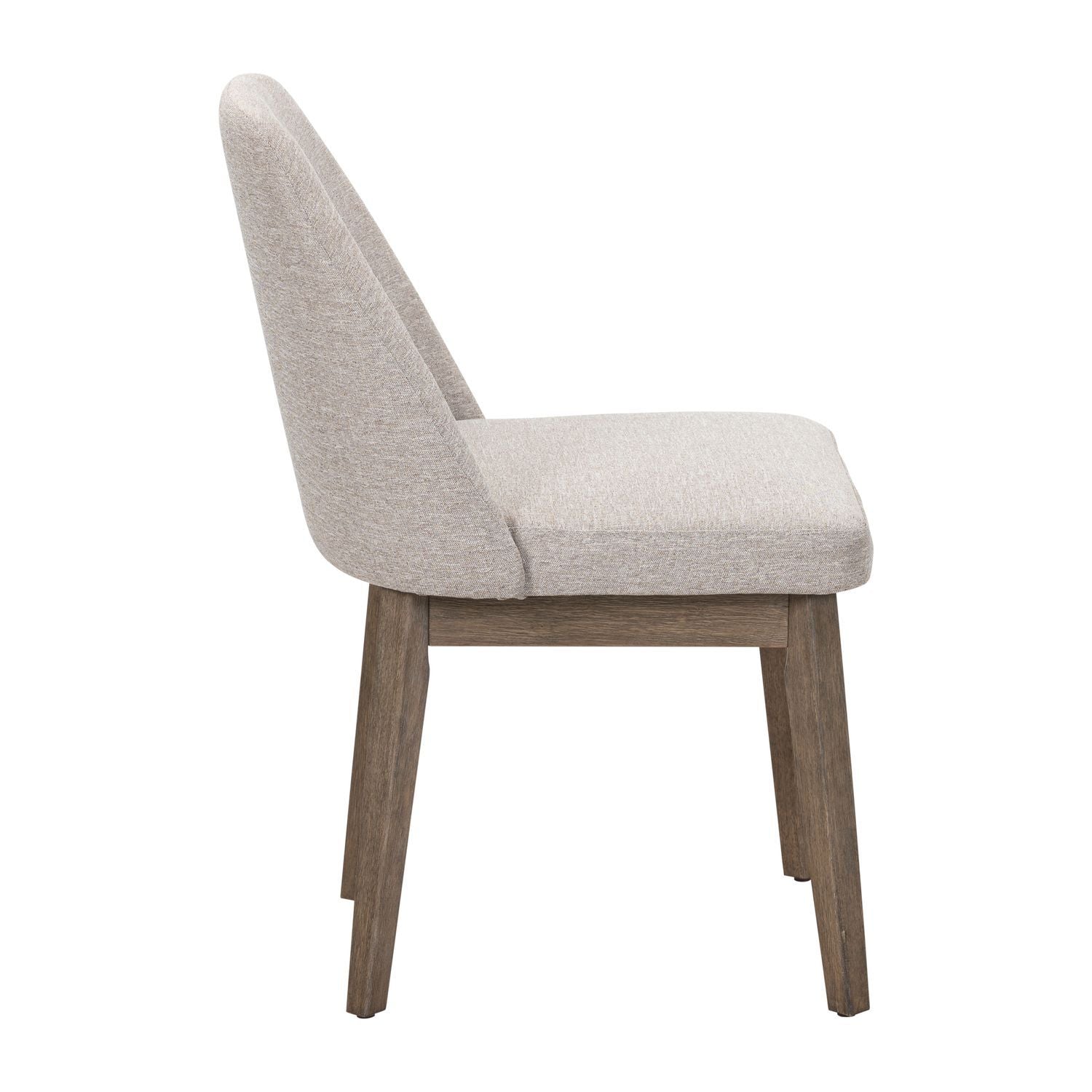 Edison - Upholstered Side Chair (RTA) - Brownstone With Faux Marble Tops - Hornell Furniture Outlet