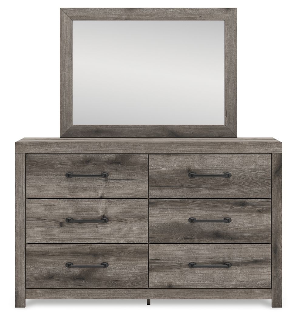 Graystorm - Brown Gray - Dresser And Mirror - Hornell Furniture Outlet