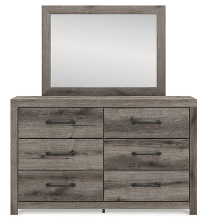 Graystorm - Brown Gray - Dresser And Mirror - Hornell Furniture Outlet