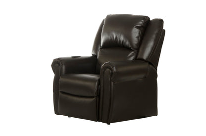 Cosset - Power Lift With Power Headrest / Layflat / Heat / Massage - Espresso - Hornell Furniture Outlet