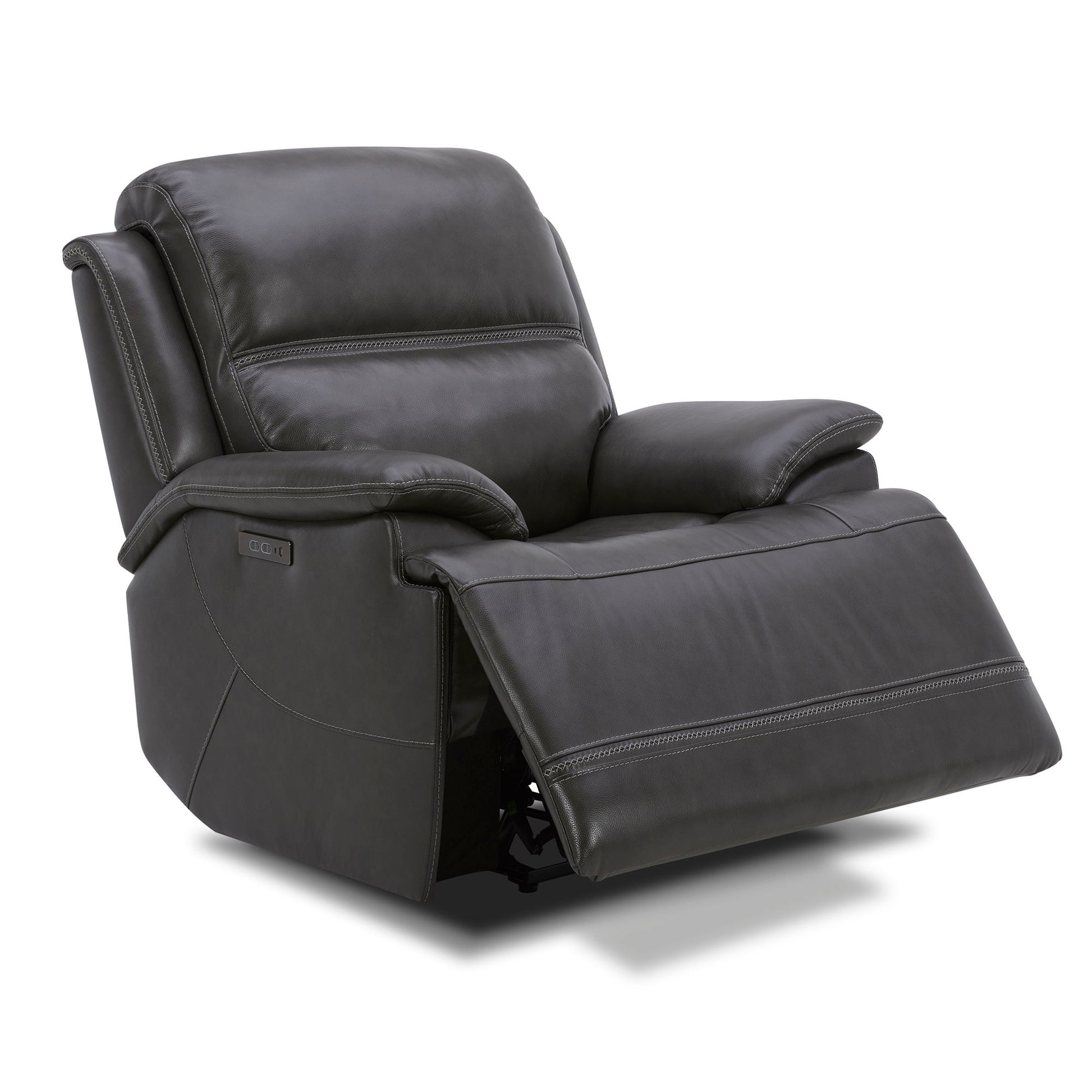Bentley - Swivel Glider Recliner P2 - Graphite - Hornell Furniture Outlet