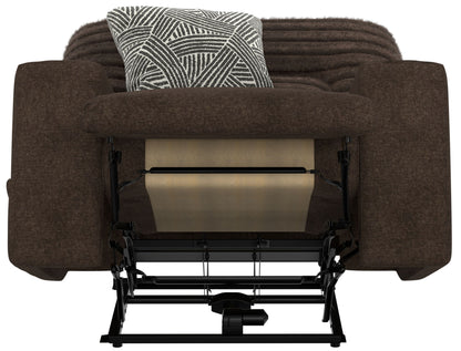 Zen - Power Recliner With CR3 Heat / Massage / Zero Gravity - Chocolate - Hornell Furniture Outlet