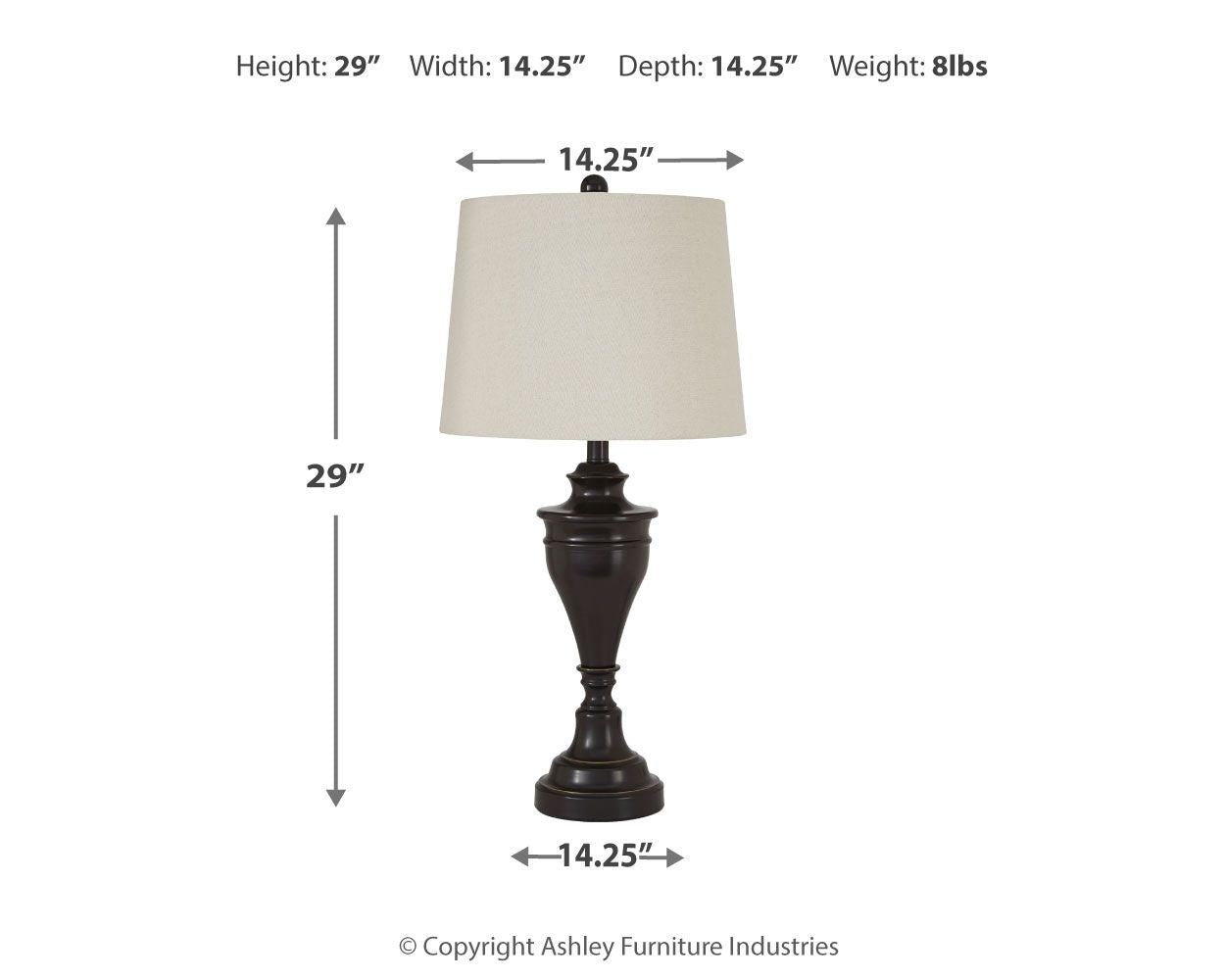 Darlita - Table Lamp (Set of 2) - Hornell Furniture Outlet
