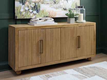 Niam - Light Antique Beige - Accent Cabinet - Hornell Furniture Outlet