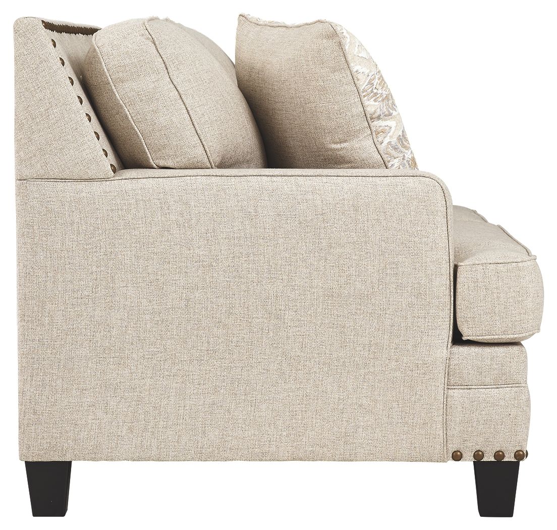 Claredon - Linen - Loveseat - Hornell Furniture Outlet
