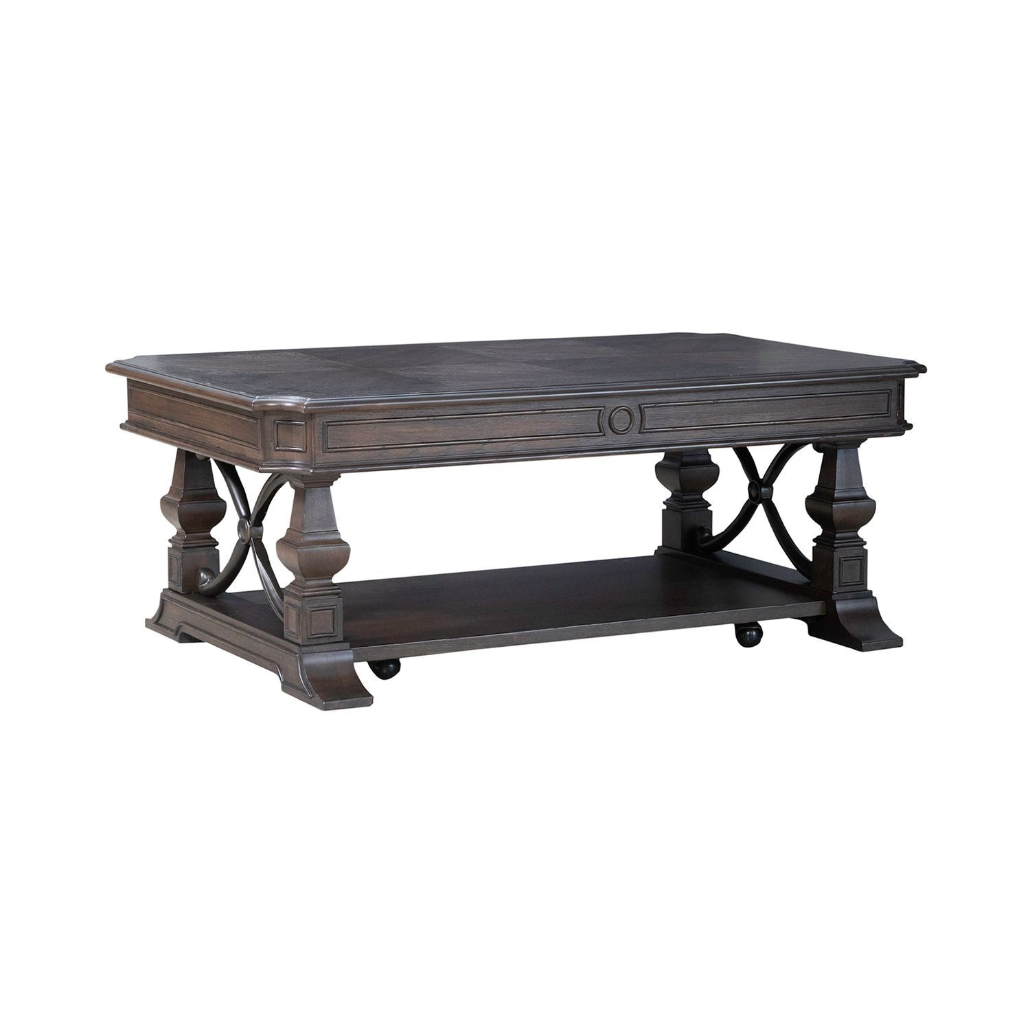 Provence Park - Cocktail Table - Brown - Hornell Furniture Outlet