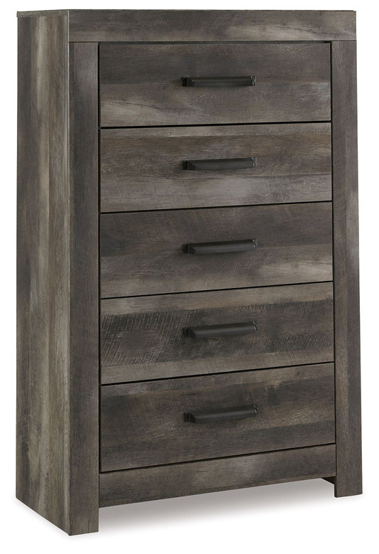 Wynnlow - Five Drawer Chest - Gray - Hornell Furniture Outlet