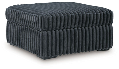 Midnight - Madness - Oversized Accent Ottoman - Hornell Furniture Outlet