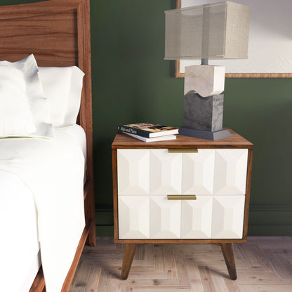 Ginny - Nightstand - Dark Brown - Hornell Furniture Outlet