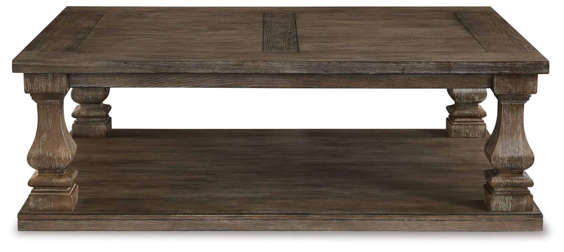Johnelle - Rectangular Cocktail Table - Gray - Hornell Furniture Outlet
