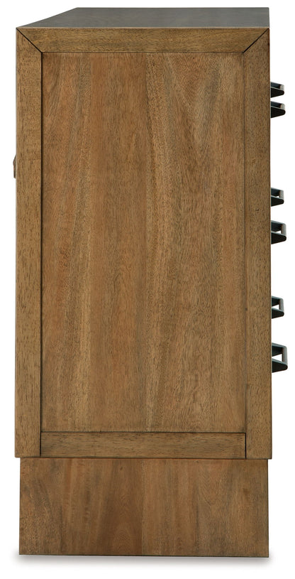 Sherbana - Light Brown - Dresser - Hornell Furniture Outlet