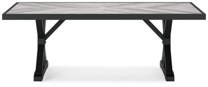 Beachcroft - Rect Dining Table W/Umb Opt - Hornell Furniture Outlet