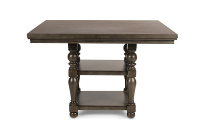 Caswell - Counter Table - Dark Gray - Hornell Furniture Outlet
