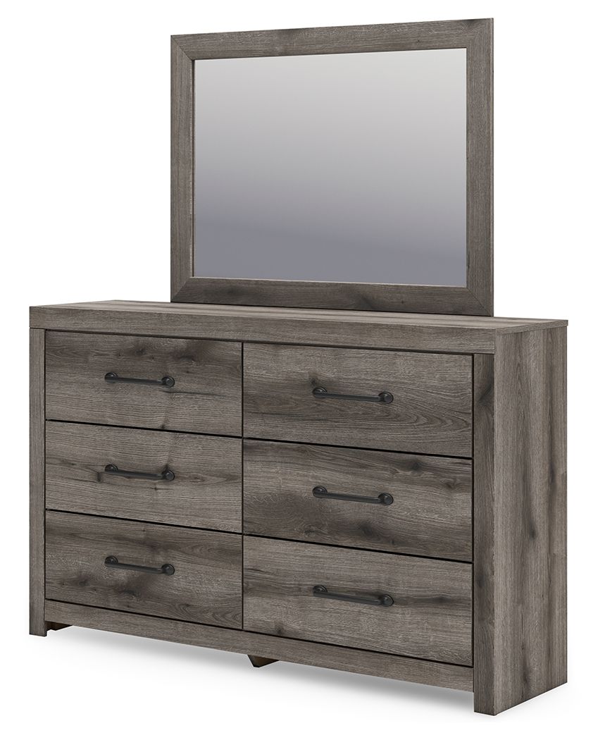 Graystorm - Brown Gray - Dresser And Mirror - Hornell Furniture Outlet