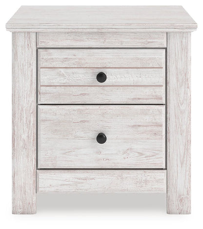 Makidern - Two Drawer Night Stand - Hornell Furniture Outlet