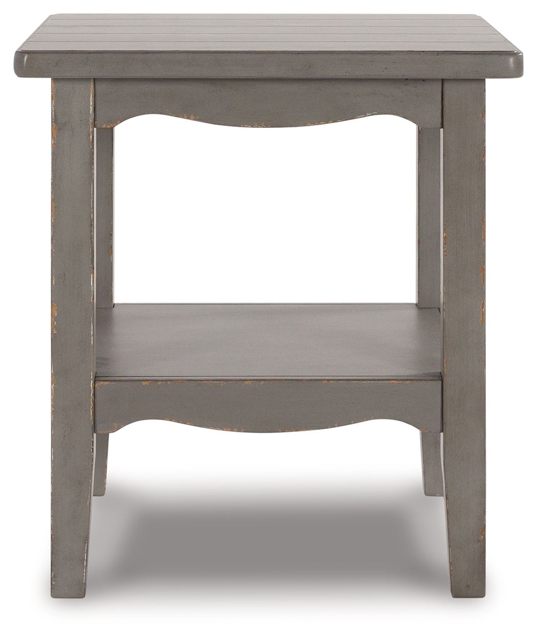 Charina - Antique Gray - Square End Table - Hornell Furniture Outlet