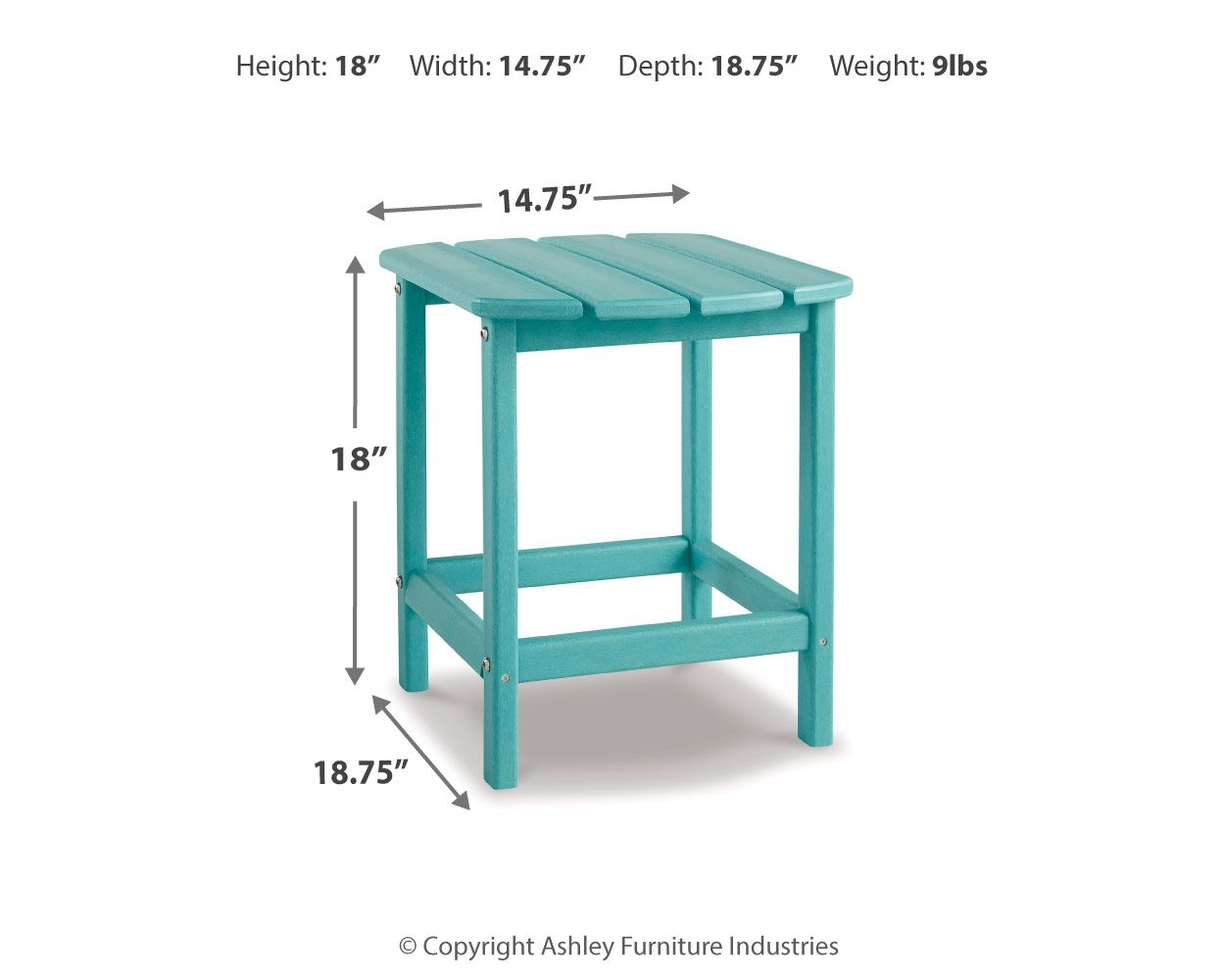 Sundown Treasure - Outdoor End Table - Hornell Furniture Outlet