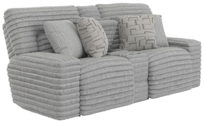 Lynx - Power Reclining Console Loveseat With Zero Gravity - Hornell Furniture Outlet