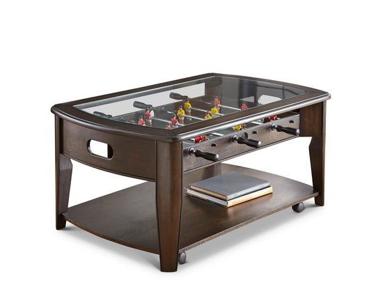 Diletta - Foosball Cocktail Table - Brown - Hornell Furniture Outlet