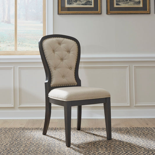 Americana Farmhouse - Upholstered Tufted Back Side Chair - Hornell Furniture Outlet
