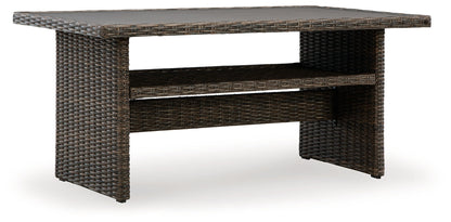 Brook Ranch - Brown - Rect Multi - use Table - Hornell Furniture Outlet