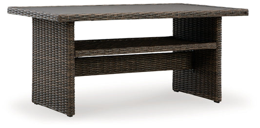 Brook Ranch - Brown - Rect Multi - use Table - Hornell Furniture Outlet
